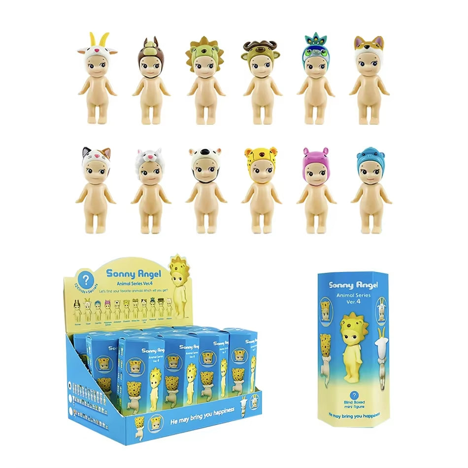 Sones and Angel Hippers Blind Box Mystery Box Series Dreaming Mini Anime Figure Ornaments Dolls Children Christmas Birthday Gift