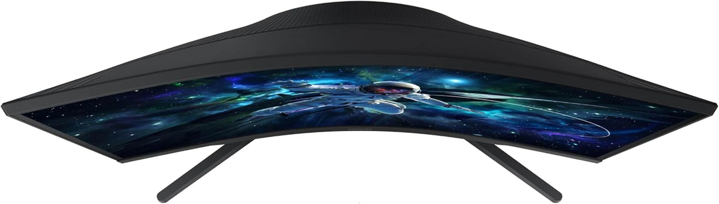 32" Odyssey G55C Series QHD 1000R Curved Gaming Monitor, 1Ms(Mprt), HDR10, 165Hz, AMD Radeon Freesync, Eye Care, Glare Free, Sharp Resolution LS32CG550ENXZA