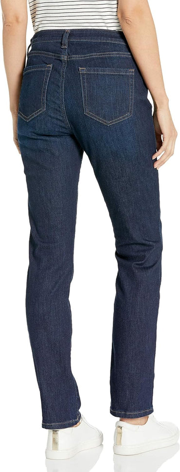 Women's Mid Rise Straight Leg Jeans, Slim Fit