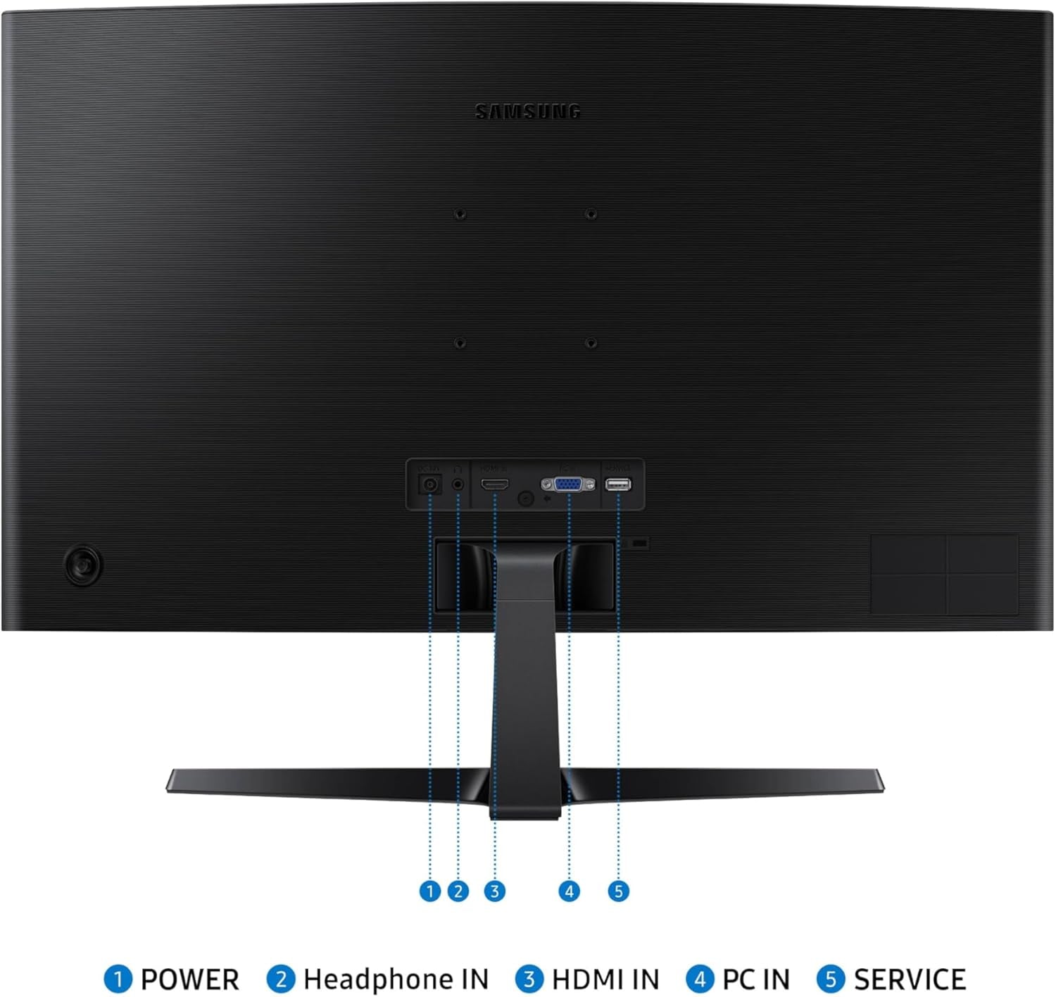 27" Essential S3 (S36GD) Series FHD 1800R Curved Computer Monitor, 100Hz, Game Mode, Advanced Eye Comfort, HDMI and D-Sub Ports, LS27D366GANXZA, 2024