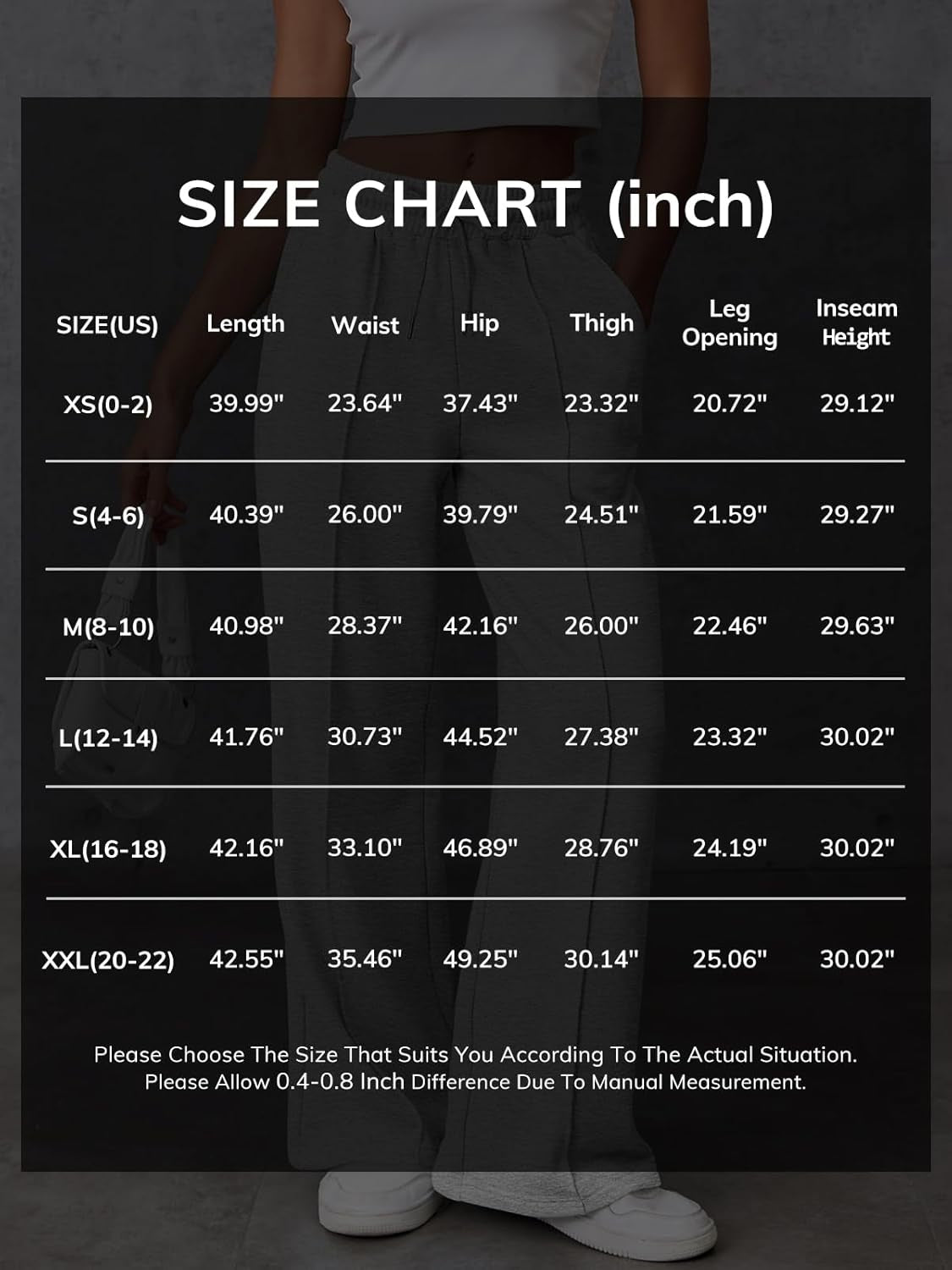 Womens Wide Leg Sweatpants High Waisted Baggy Pants Fashion Teen Girl Drawstring Athletic Joggers