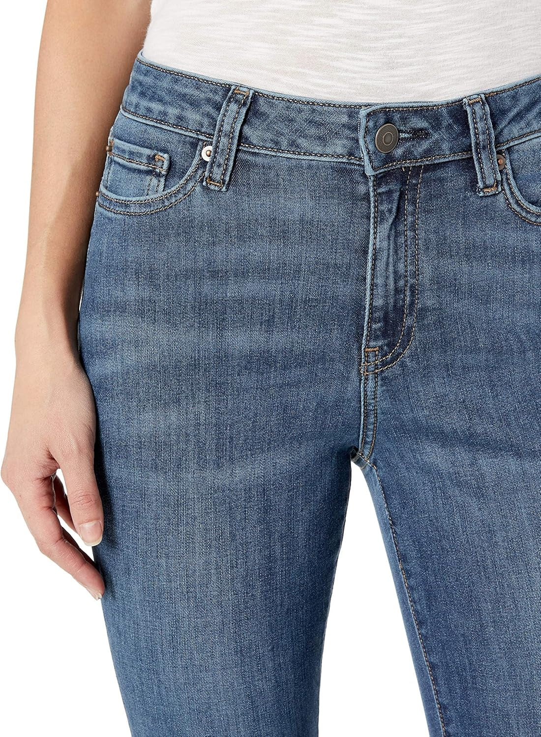 Women'S Mid-Rise Stretchy Skinny Jean