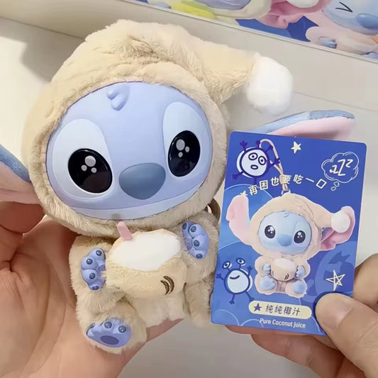 Kawaii Stitch Blind Box Bag Eat Some Thing before Sleep Series Vinyl Pendant Cute Doll Mystery Box Fluffy Doll Adult Gi