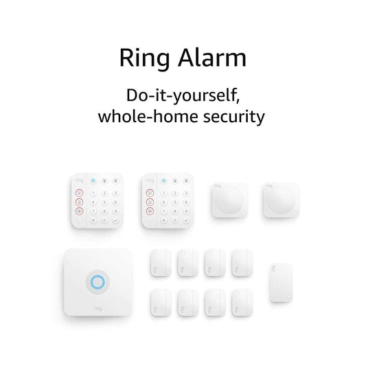 Alarm 14-Piece Kit – Wireless Smart Home Security System | Expandable | Easy Setup | Mobile App Control | 24/7 Professional Monito | Alexa Compatible