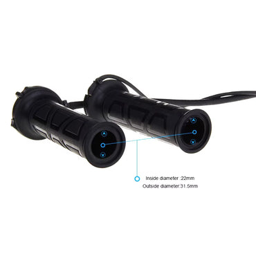 New Universal Motorcycle 22Mm Hand Heated Grips Molded Grips ATV Warmers Adjust Temperature Hot Handlebar