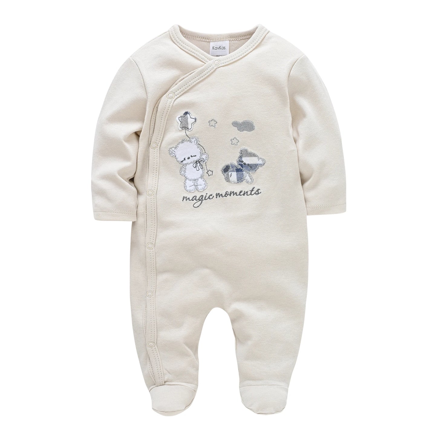 1/3 Pcs Baby Boys Rompers Cartoon Print Overalls Cotton Infant Clothing Kids Jumpsuit Newborn Pajimas 0-3 Months