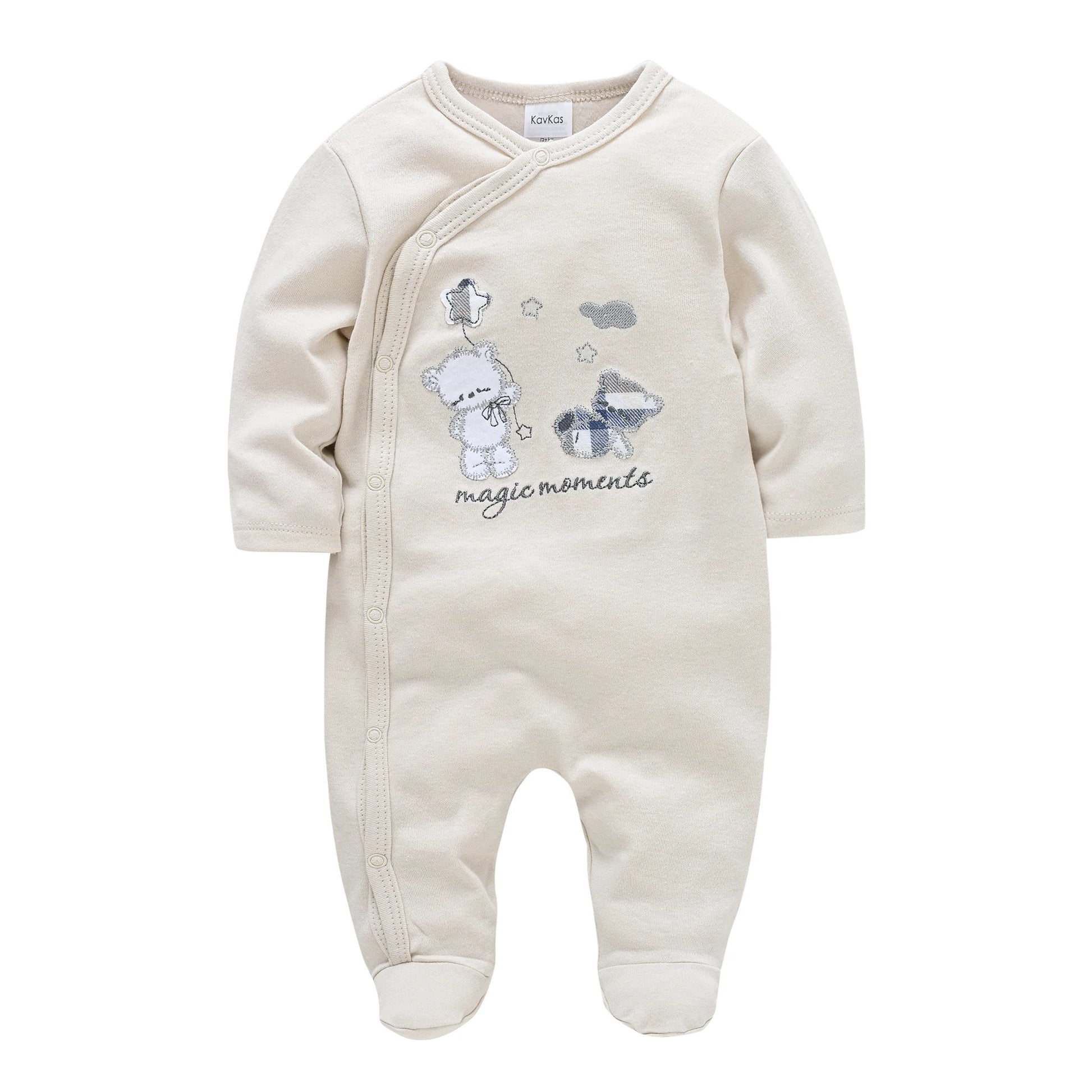 1/3 Pcs Baby Boys Rompers Cartoon Print Overalls Cotton Infant Clothing Kids Jumpsuit Newborn Pajimas 0-3 Months