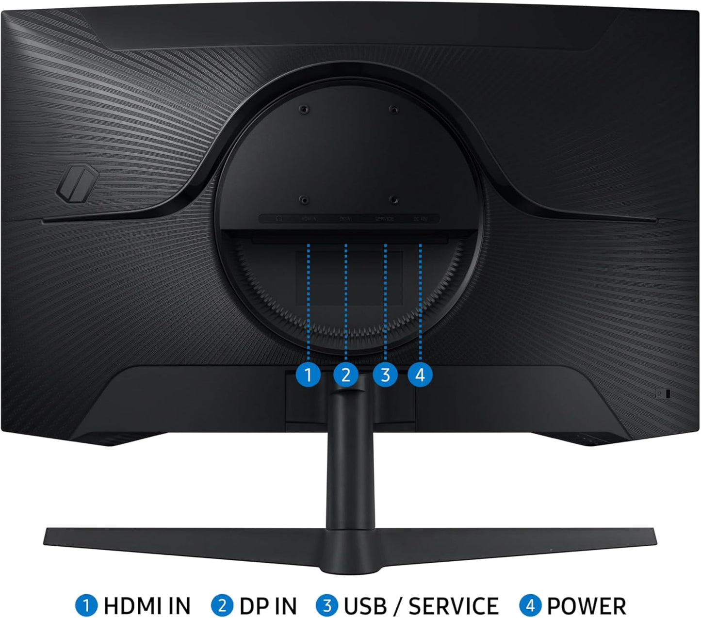 32" Odyssey G55C Series QHD 1000R Curved Gaming Monitor, 1Ms(Mprt), HDR10, 165Hz, AMD Radeon Freesync, Eye Care, Glare Free, Sharp Resolution LS32CG550ENXZA