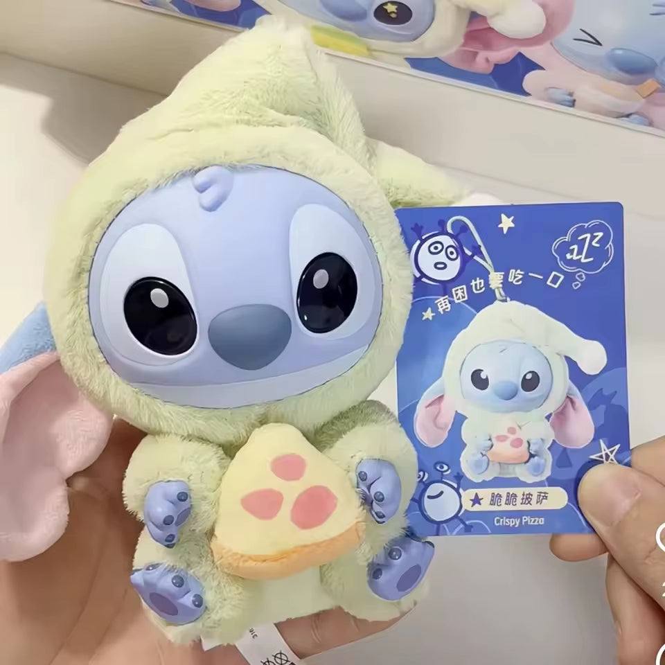 Kawaii Stitch Blind Box Bag Eat Some Thing before Sleep Series Vinyl Pendant Cute Doll Mystery Box Fluffy Doll Adult Gi