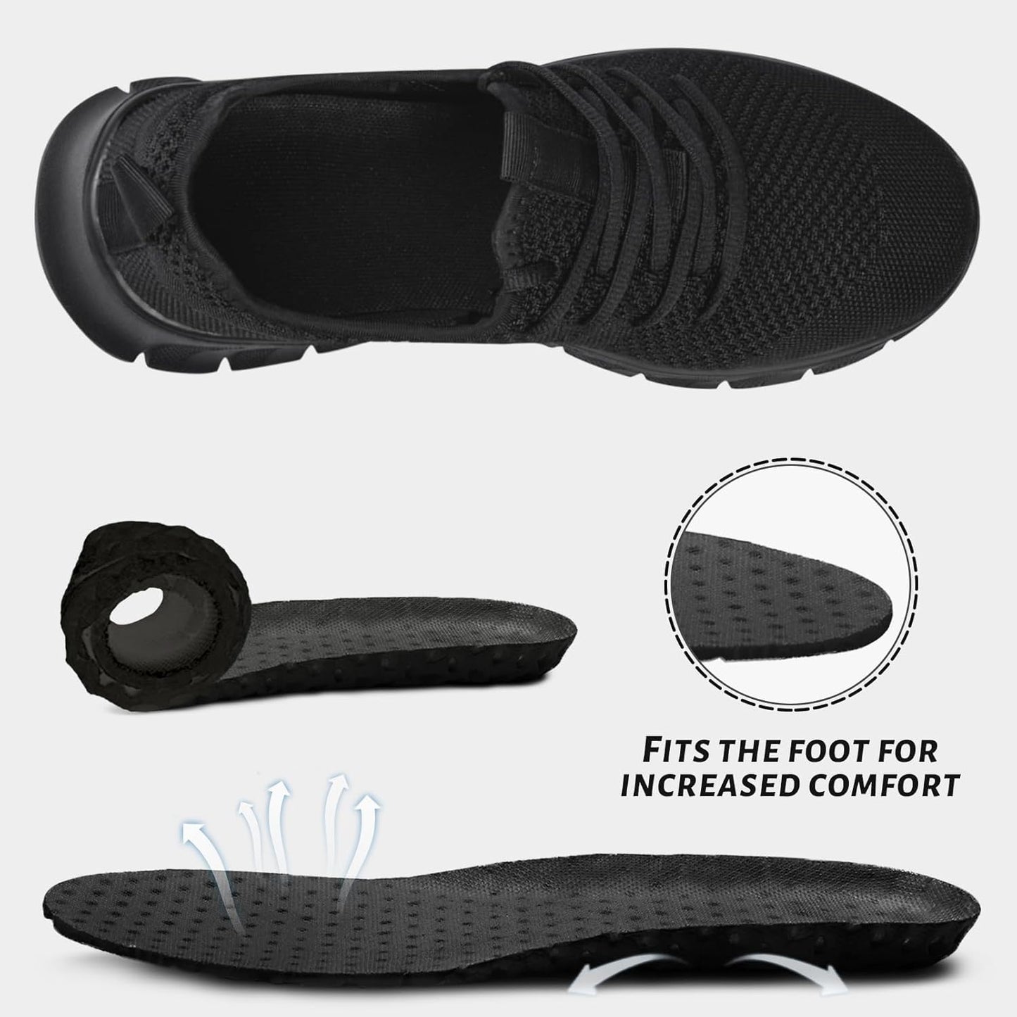 Womens Shoes Running Sneakers Tennis Non Slip Walking Gym Workout Athletic Comfortable Fashion Saport Casual Shoe