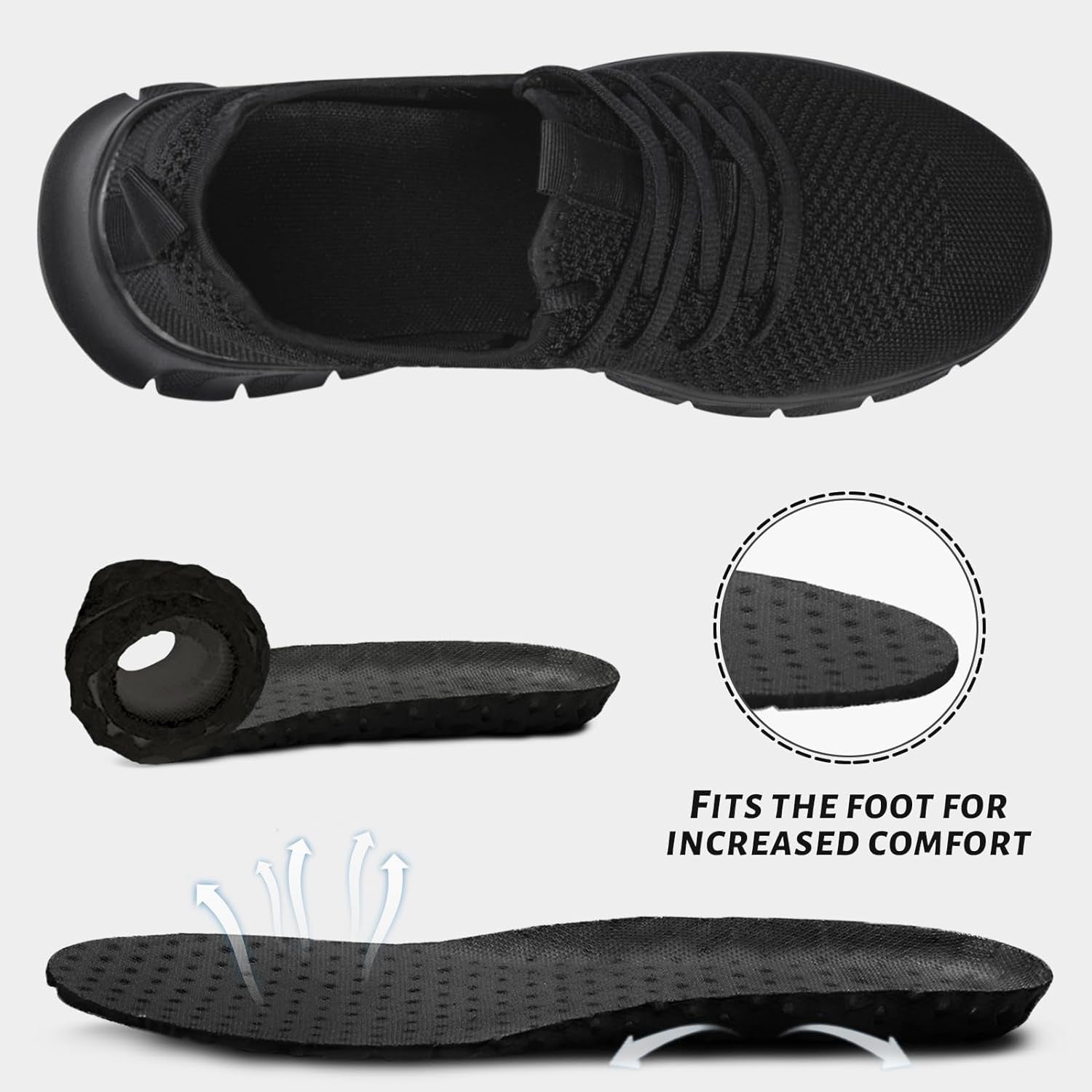 Womens Shoes Running Sneakers Tennis Non Slip Walking Gym Workout Athletic Comfortable Fashion Saport Casual Shoe