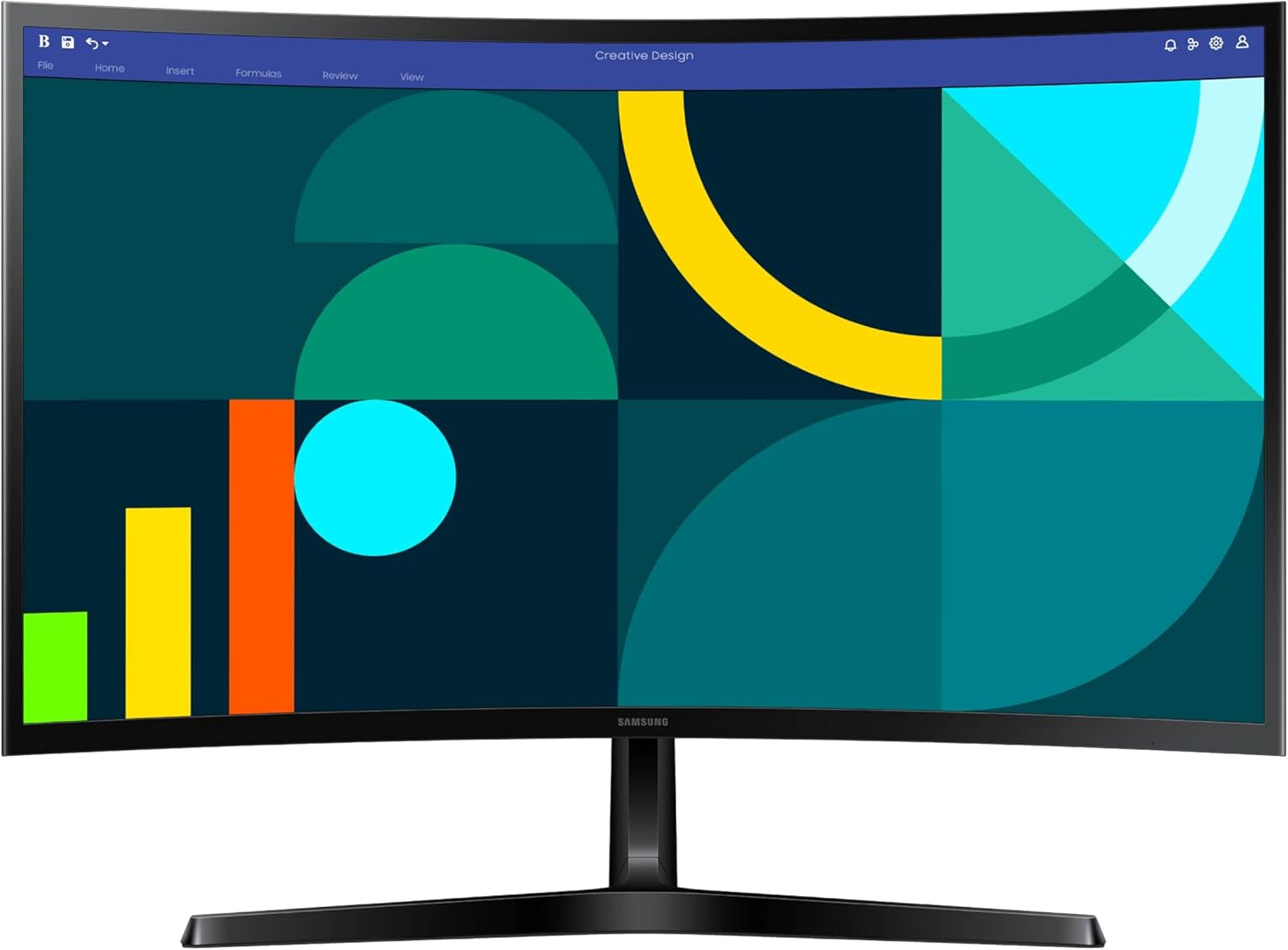27" Essential S3 (S36GD) Series FHD 1800R Curved Computer Monitor, 100Hz, Game Mode, Advanced Eye Comfort, HDMI and D-Sub Ports, LS27D366GANXZA, 2024