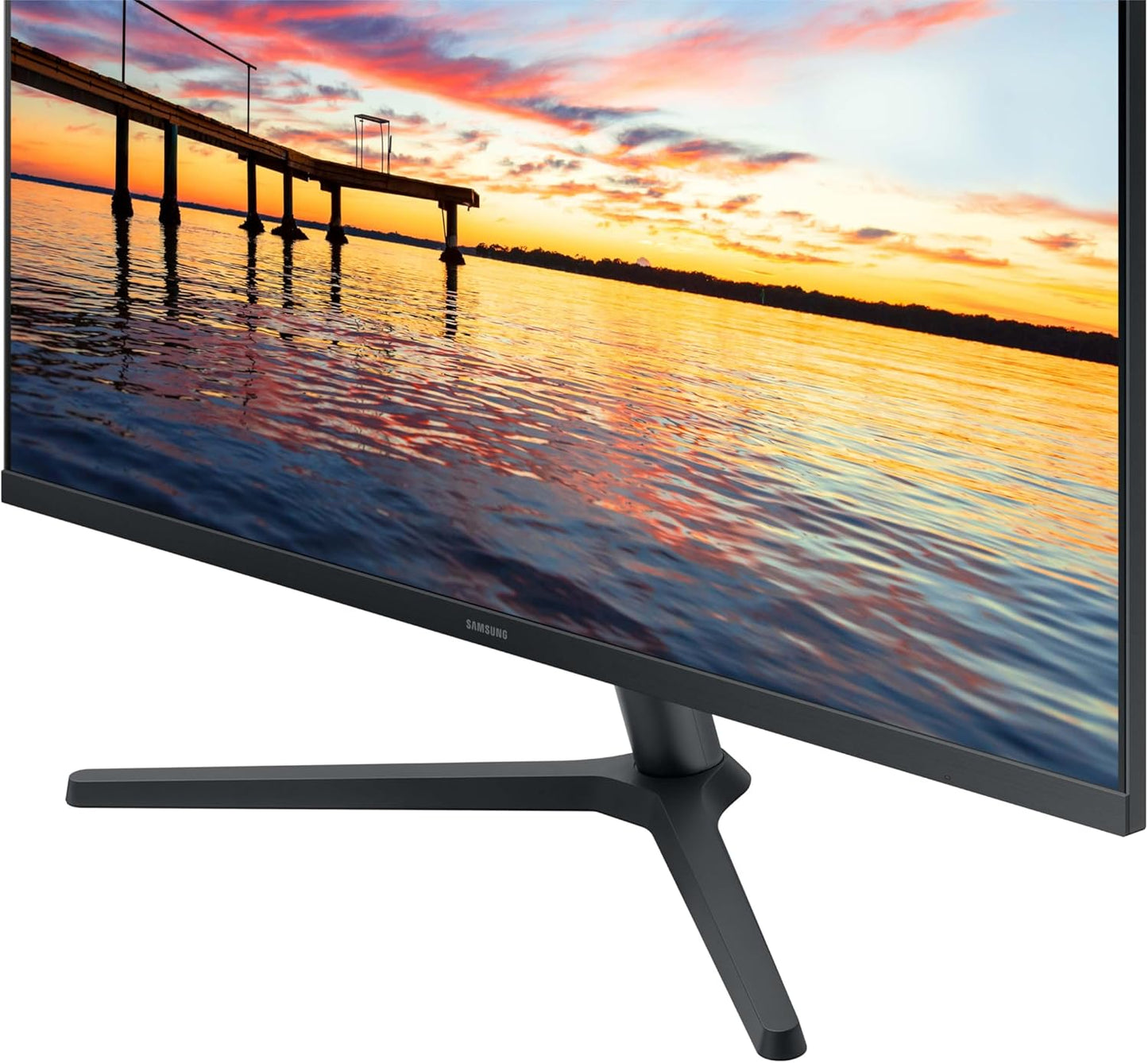 32-Inch Flat Computer Monitor, 75Hz, Borderless Display, AMD Freesync, Game Mode, Advanced Eye Care, HDMI and Displayport, LS32B304NWNXGO, 2024