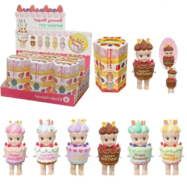 Cute S Angel Hippers Blind Box Birthday Cake Gift Series Doll Models Mini Anime Characters Gifts Room Christmas Gift