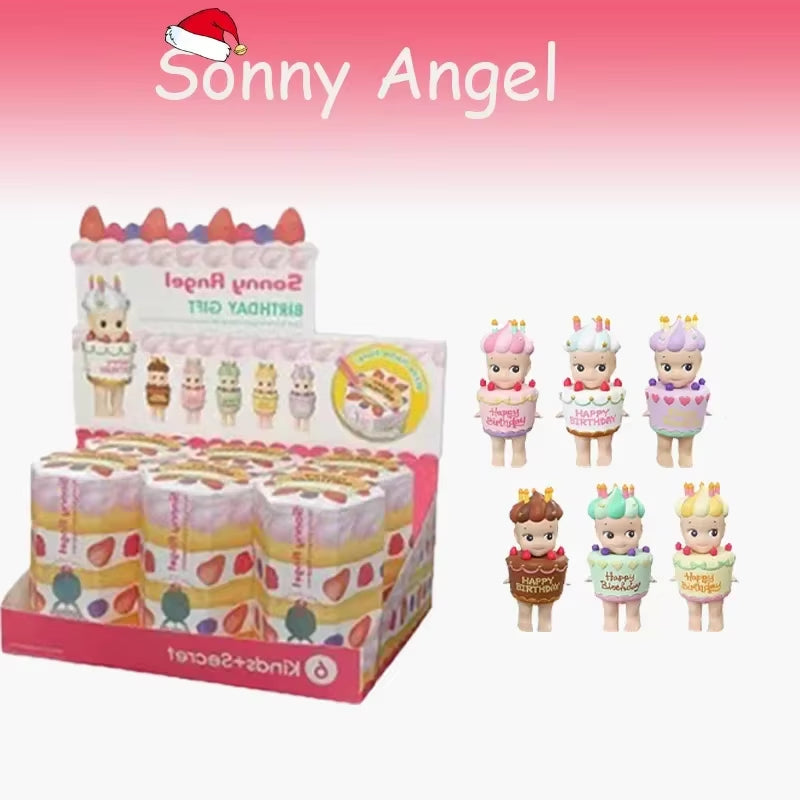 Cute S Angel Hippers Blind Box Birthday Cake Gift Series Doll Models Mini Anime Characters Gifts Room Christmas Gift