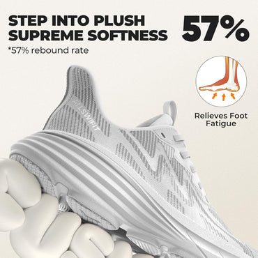 Women'S Slip on Walking Shoes Hands-Free Cushion Running Tennis Swiftplush Non-Slip Comfortable Workout Gym Athletic Fashion Sneakers
