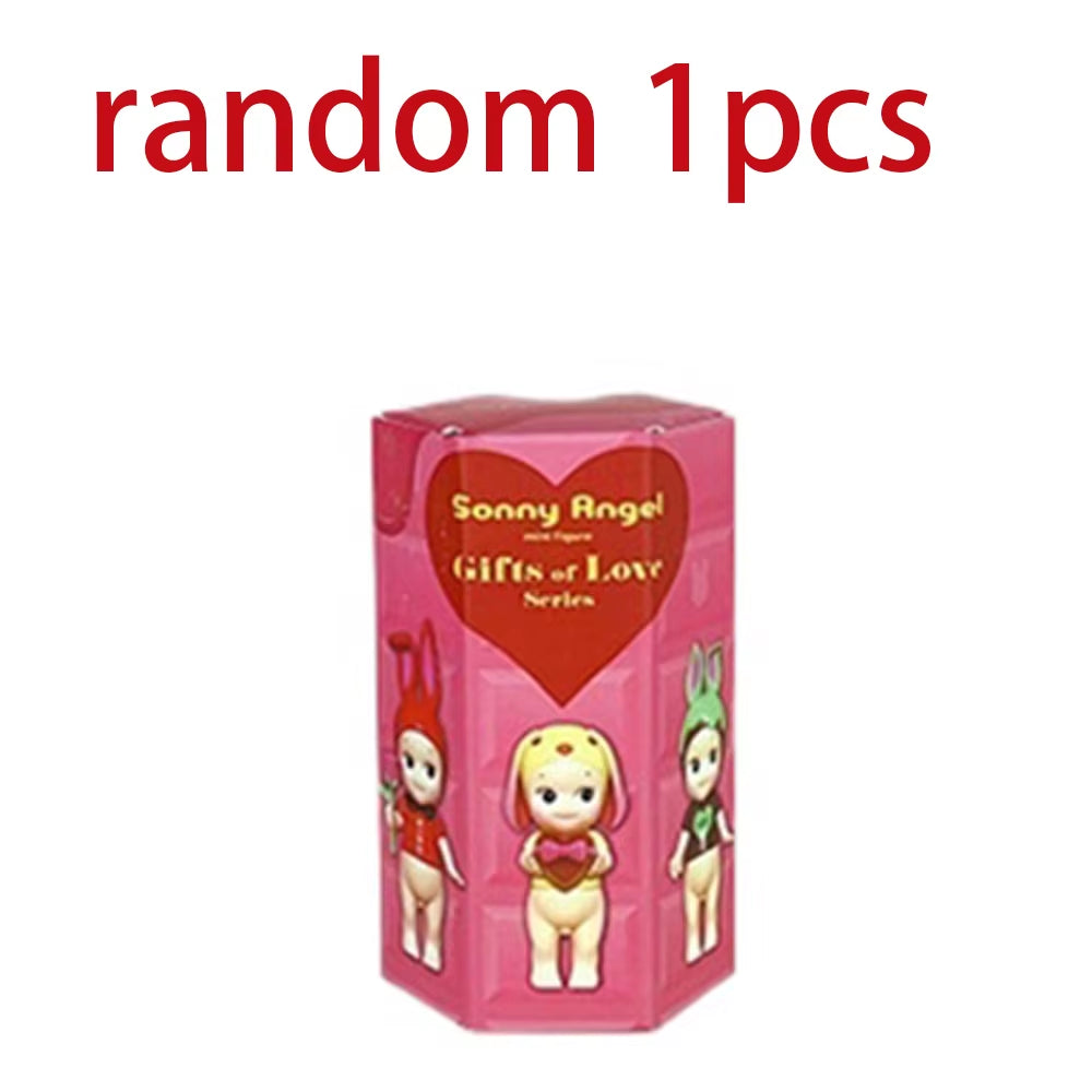 Angel Blind Box Dinosaur Good Luck Series Anime Figures Ornaments Seoul Strawberry Dolls Fans Children Christmas Gift Toys