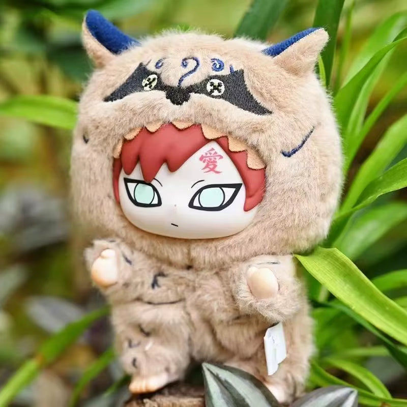 Toptoy Naruto Shippuden Beast Party Series Vinyl Figure Plush-Like Texture Blind Box Chibi Kakashi Sasuke Collectible