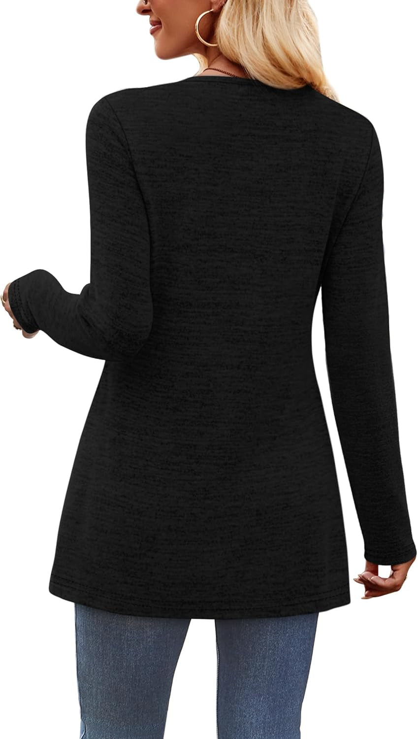 Ladies Tops and Blouses for Women Fall Sweaters Long Sleeve Shirts Winter Clothing for Women Fashion Clothing