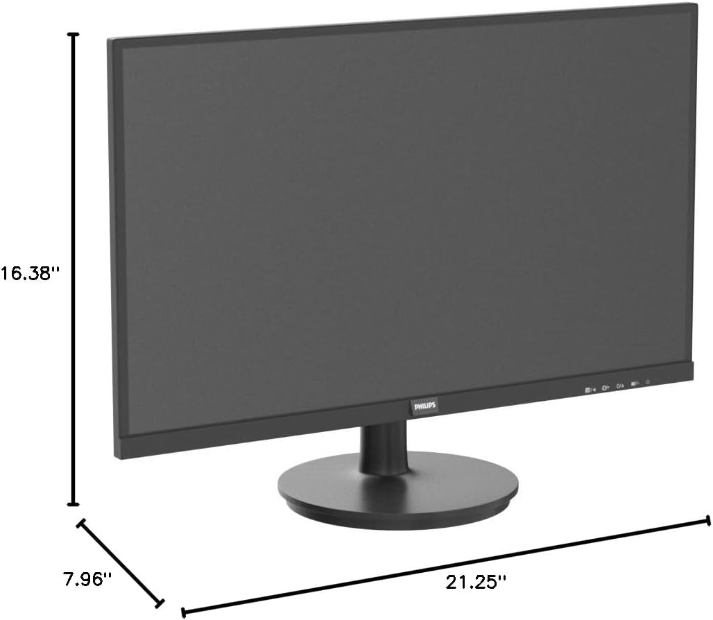 241V8LB 24 Inch Frameless Full HD (1920 X 1080) 100Hz Monitor, VESA, HDMI X1, VGA Port X1, Eye Care, 4 Year Advance Replacement Warranty