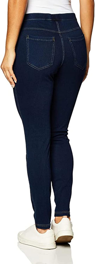 Women’S Classic Denim Leggings, Jeggings for Women with Real Back Pockets, High Waisted Stretch Jeans