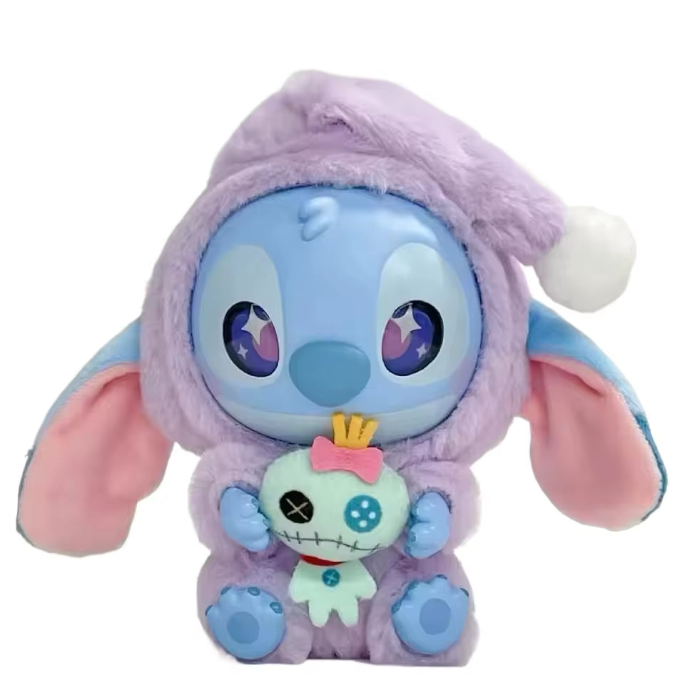 Kawaii Stitch Blind Box Bag Eat Some Thing before Sleep Series Vinyl Pendant Cute Doll Mystery Box Fluffy Doll Adult Gi