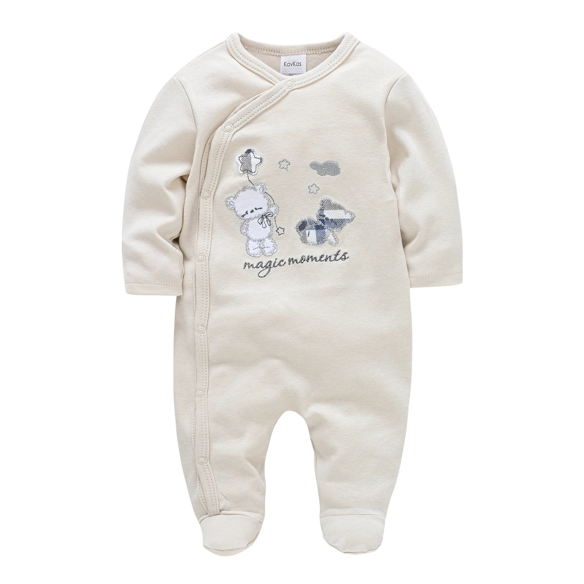 1/3 Pcs Baby Boys Rompers Cartoon Print Overalls Cotton Infant Clothing Kids Jumpsuit Newborn Pajimas 0-3 Months
