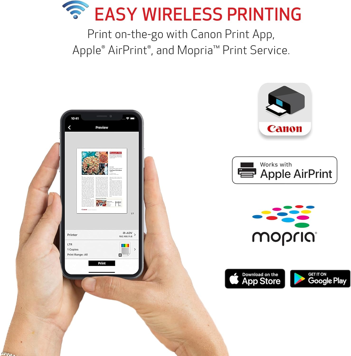 PIXMA Ts6420A All-In-One Wireless Inkjet Printer [Print, Copy, Scan], Works with Alexa