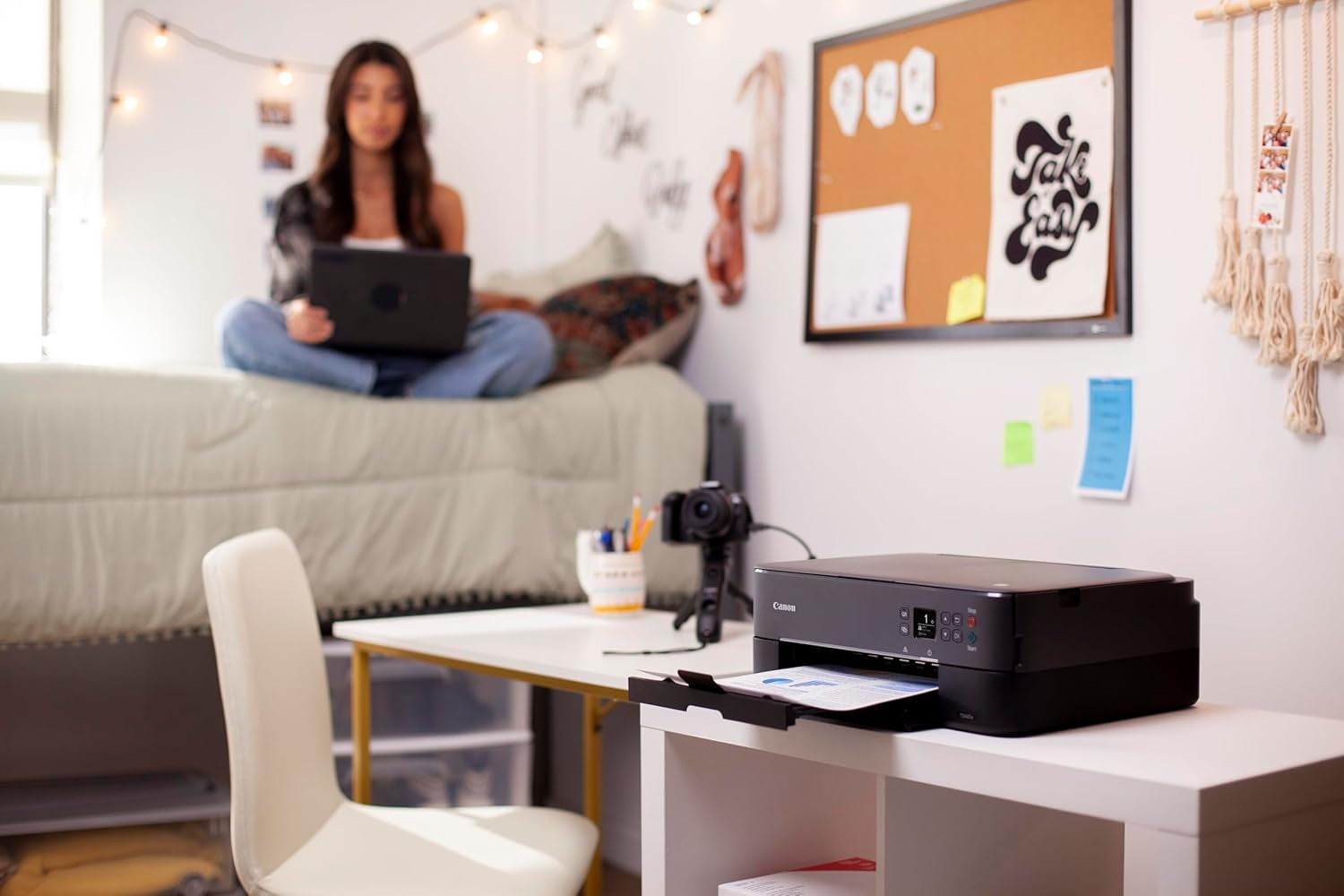 PIXMA Ts6420A All-In-One Wireless Inkjet Printer [Print, Copy, Scan], Works with Alexa