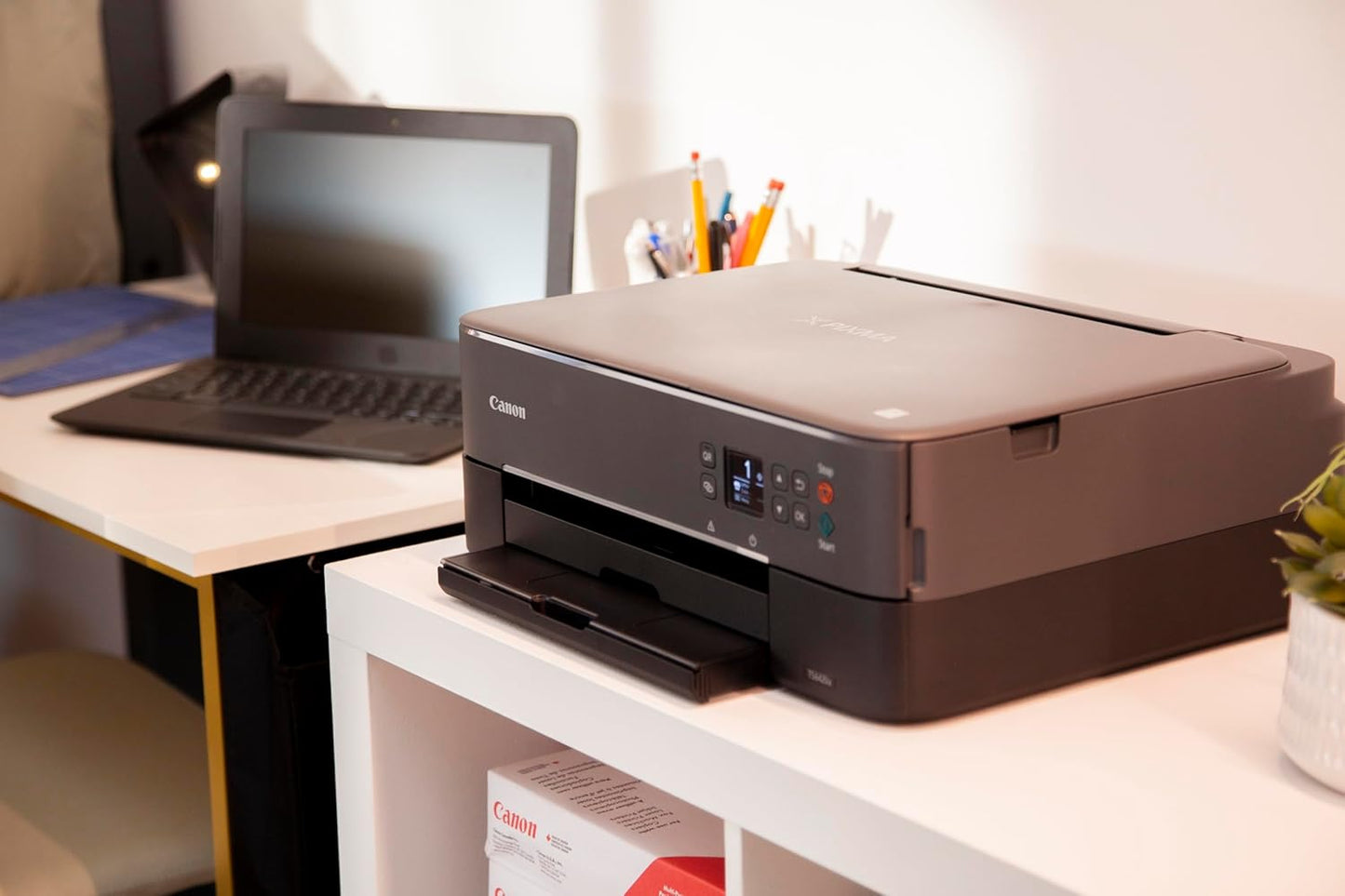 PIXMA Ts6420A All-In-One Wireless Inkjet Printer [Print, Copy, Scan], Works with Alexa